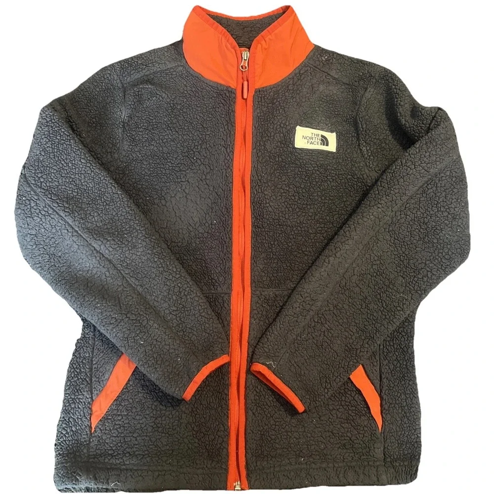 The North face Jacket men's S/P Navy capshire full zip sherpa fleece